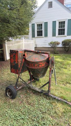 Cement mixer not sure if works