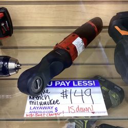 Milwaukee Wrench With Battery, Bag, & Charger!