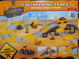 Construction Racetrack Set - brand New