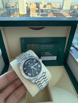 Rolex Day Date Ombre Blue Dial