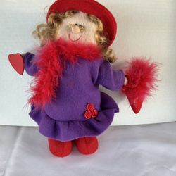 Red Hat Society Collector's Doll 10"