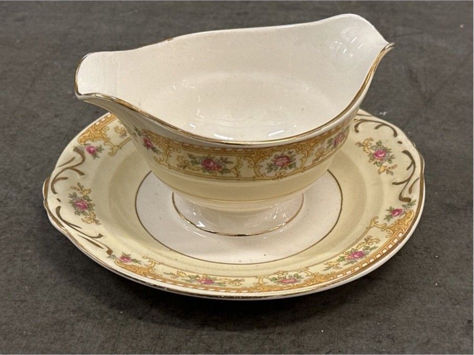 Crown Potteries Gravy Boat