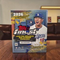 Sealed Topps Finest MLB Mega Box 2026