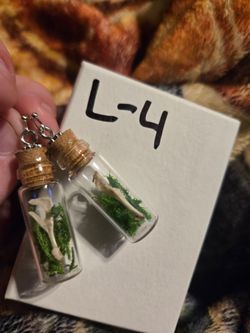 Bone jar earrings
