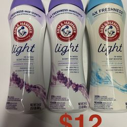 Arm & Hammer Light In- Wash Scent Booster Bundle