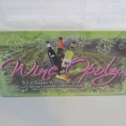 Wine Opoly Wine Trading Board Game Late For The Sky-New & Sealed


