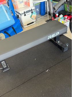 Rep flat bench w thick pad