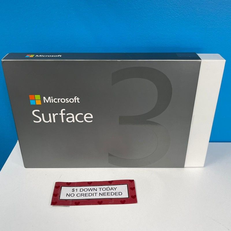 Microsoft Surface 3 -PAYMENTS AVAILABLE-$1 Down Today