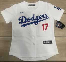 Women  Ohtani White Dodgers Jerseys