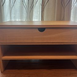 Computer Monitor Riser Desk Organizer