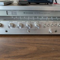 Kenwood receiver and Fisher tape/phono player