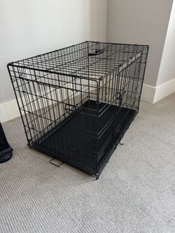 Dog Crate With Tray