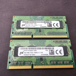 DDR3 16gb( 4x4gb) 1600mhz LAPTOP Ram 