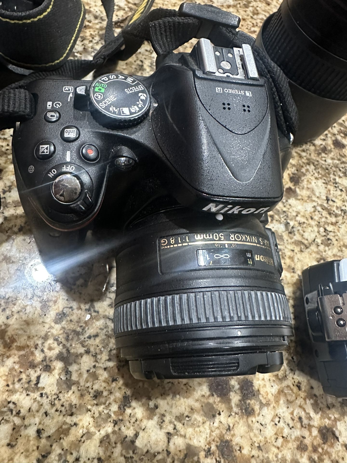 Nikon D5200 24.1 MP Digital Camera with additional lenses and flash