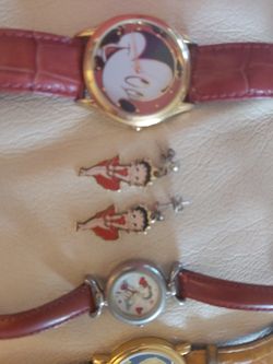 Micky mouse vintage watch and tweety bird watch only