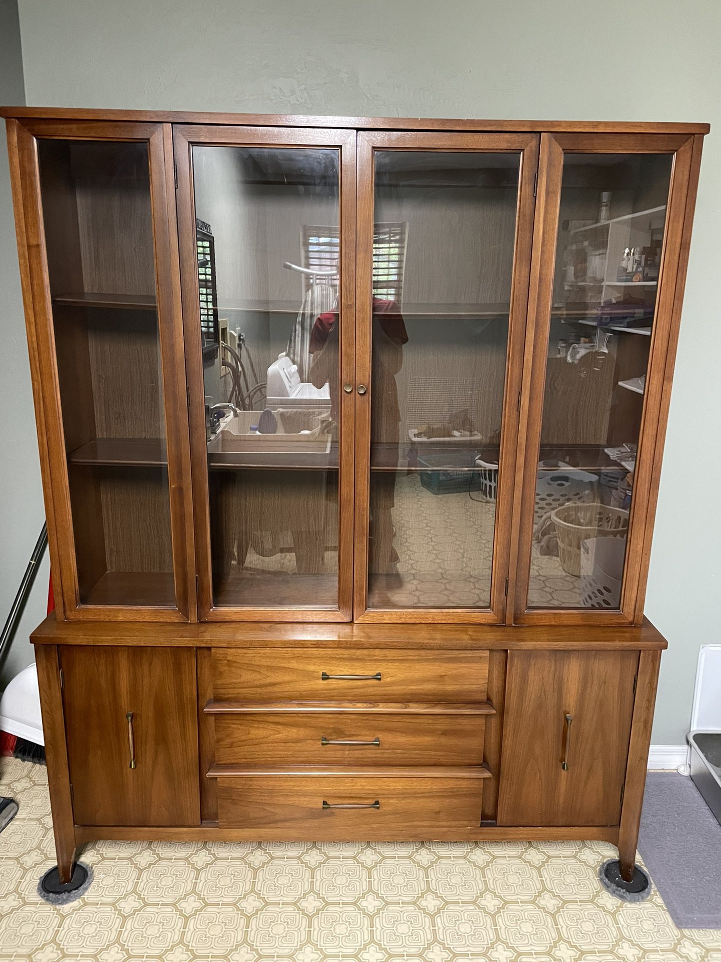 Mid-Century Hutch and Table for Sale