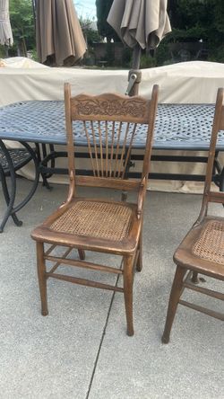Vintage cane chairs