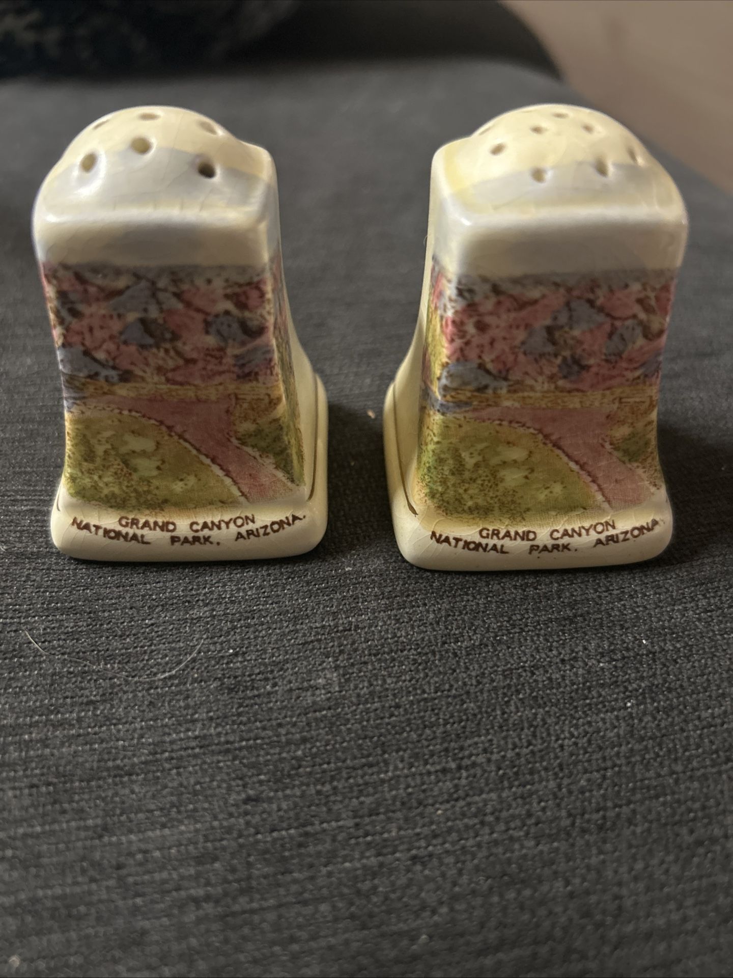 Antique Grand Canyon Salt and pepper Shakers
