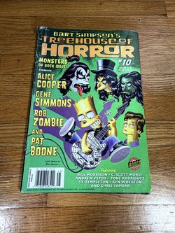 Bart Simpson’s Treehouse of Horror #10 2004 Monsters of Rock Alice Cooper KISS