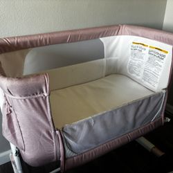 Pink Baby Bassinet