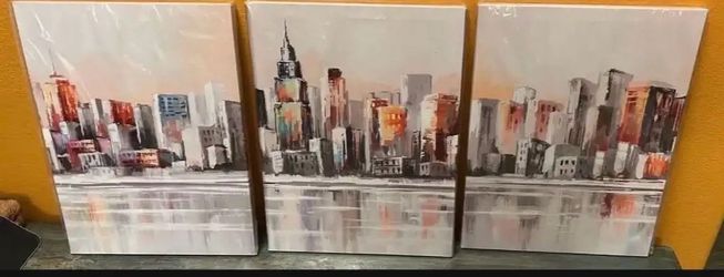 New York City Pictures on Canvas 3 Pack. New