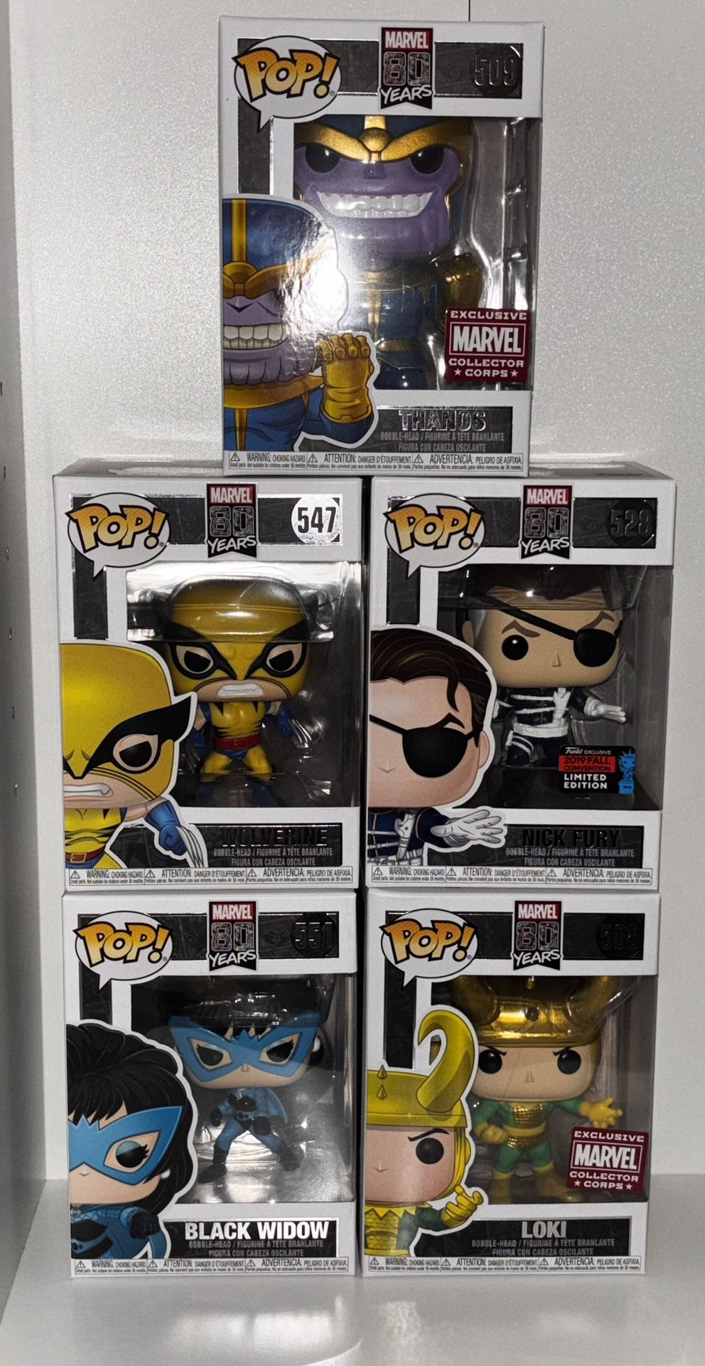 Marvel Funko Pop Bundle 