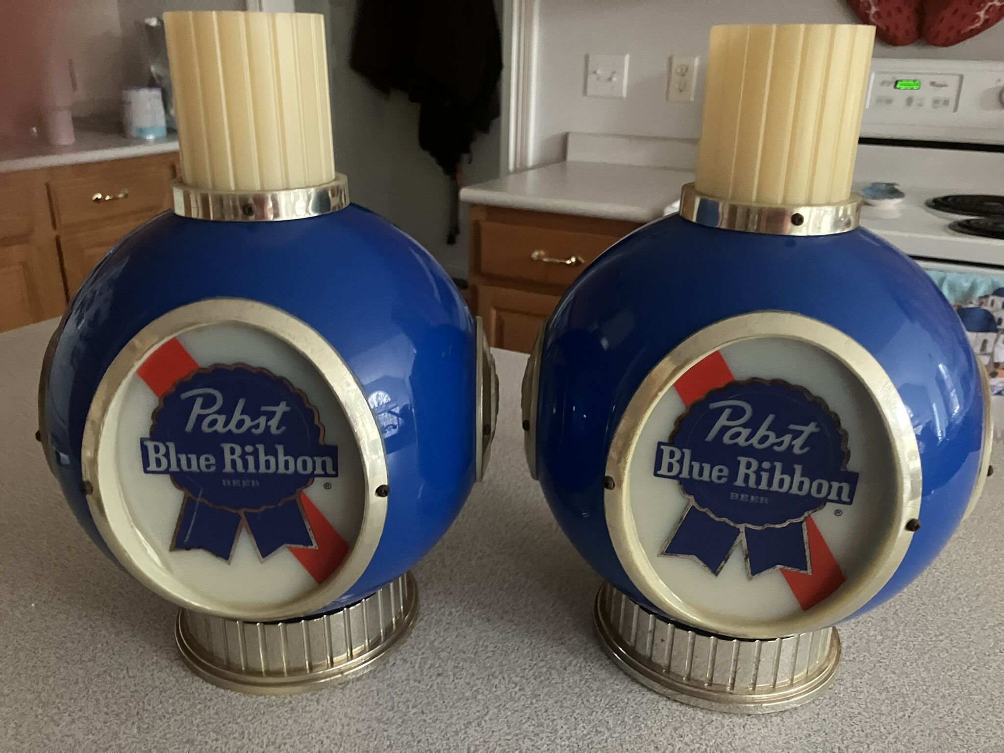 Pabst Blue Ribbon Wall Sconses