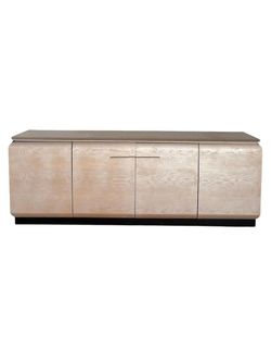 Vintage Contemporary Bleached Oak Credenza