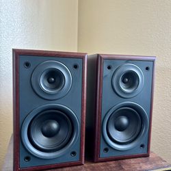 a pair of separate speaker units that accept as much as 25 watts of output power from the main unit. Having the speakers separate from the device offe