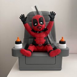 Baby Deadpool popcorn bucket and drink holder