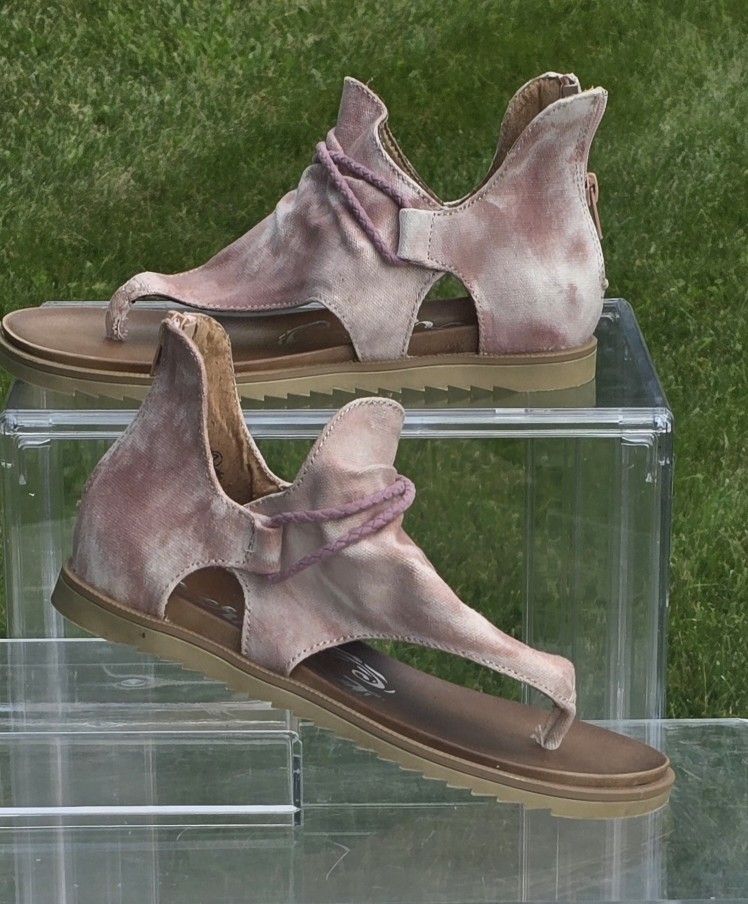   Very G Women’s Angelika Sparta Pink Marble Sandal Shoes in size 7 