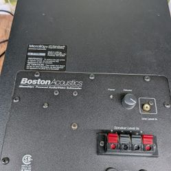 Boston Acoustics Micro80PV Powervent Audio/Video Powered Subwoofer