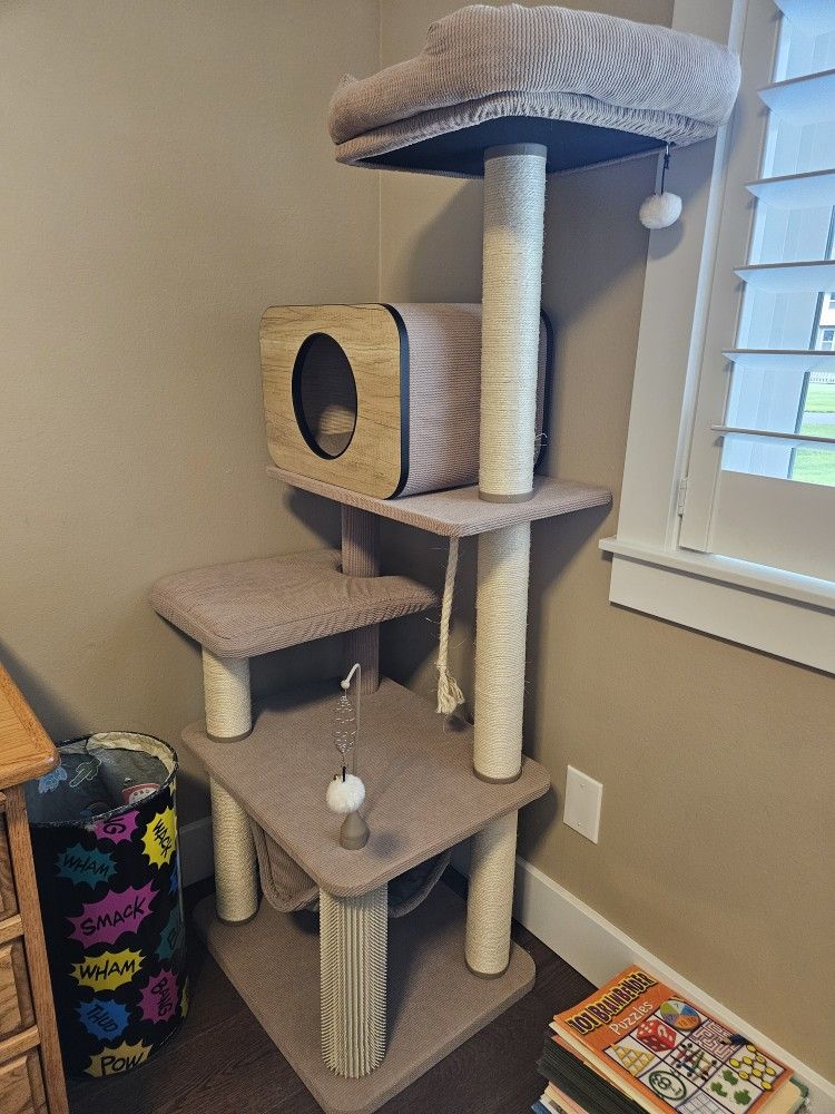 5 Foot Cat Tree, Cat Tower
