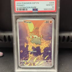 2024 Pokémon Phanpy Special Illustration Rare PSA 10