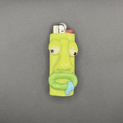 Chartreuse Lighter Cover