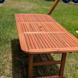 Arcadia Wood Butterfly Table Brand New In Box 