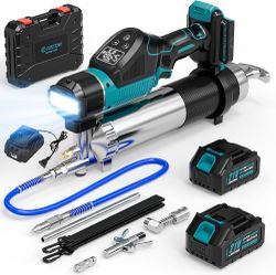 Brand New in box 15000 PSI Cordless Electric Grease Gun – 2 Batteries