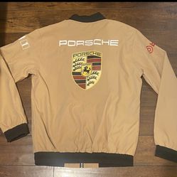 Porsche 911 Turbo Brembo Mobil1 logos windbraker lightweight summer jacket  Size XS -S  Check  Dimensions  Length 26” Sleeve 25” Bust 46”