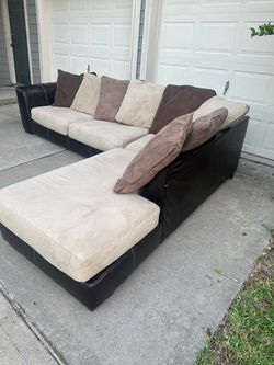 Modern Sectional Couch – Large Chaise & Deep Seating