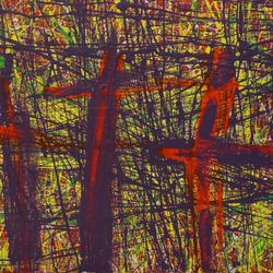 El Dia De Los Reyes Abstract Painting 