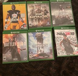 6 Xbox Games All Work