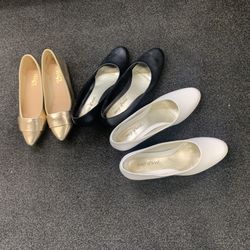 3 Pairs Of Women’s Dress Shoes 