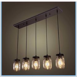 Wellmet Mason Jar Chandelier 