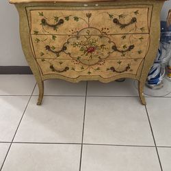 Hand Painted Solid Wood Bombay 3 Drawers
