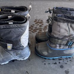 Kids Snow Boots Size 1 And Size 2