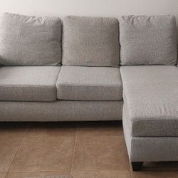 Grey Medium Size Sofa.