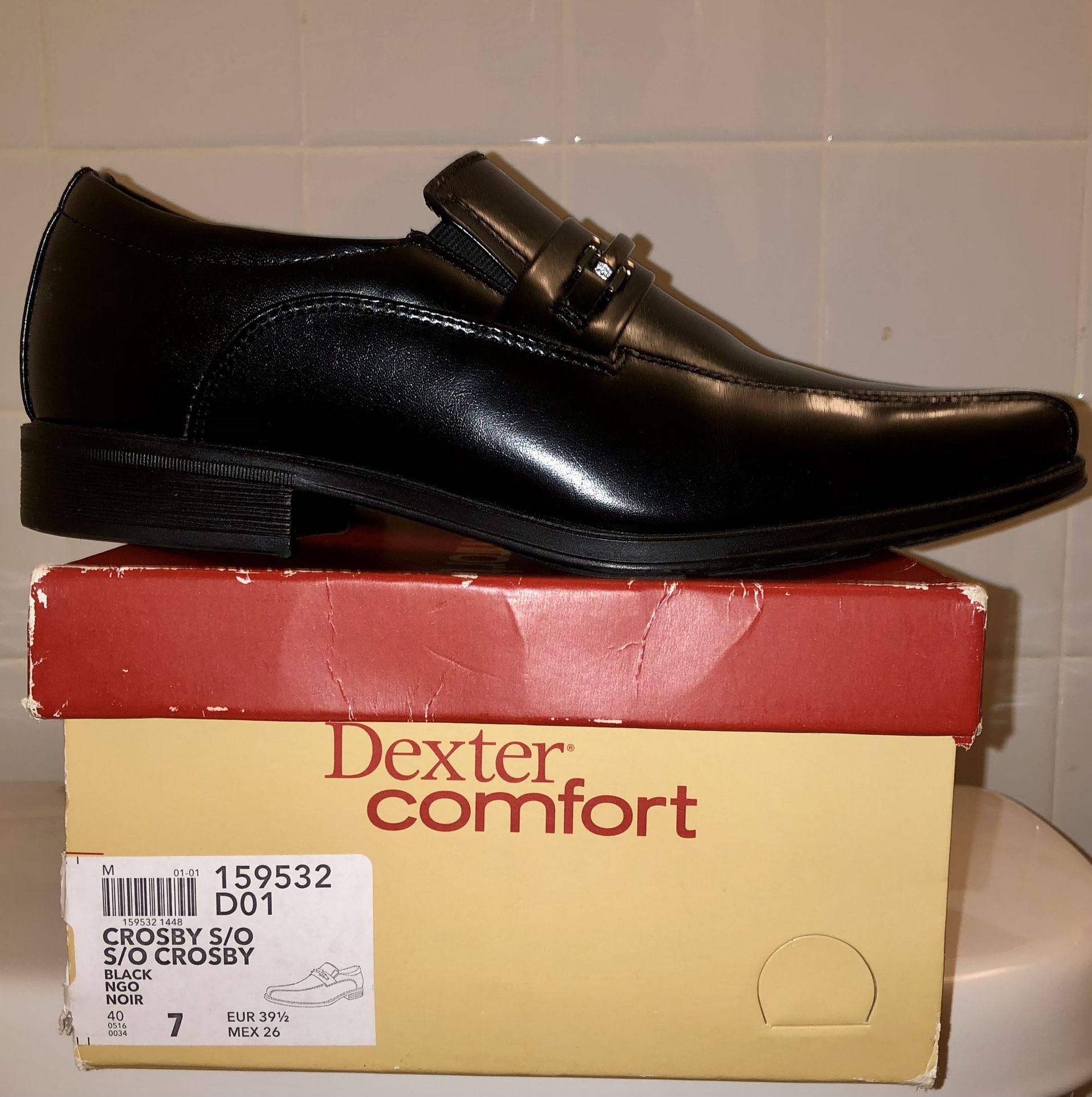Dexter Comfort Formal Square Toe Dress Loafer Shoes Black 7 for Sale in The Bronx NY OfferUp