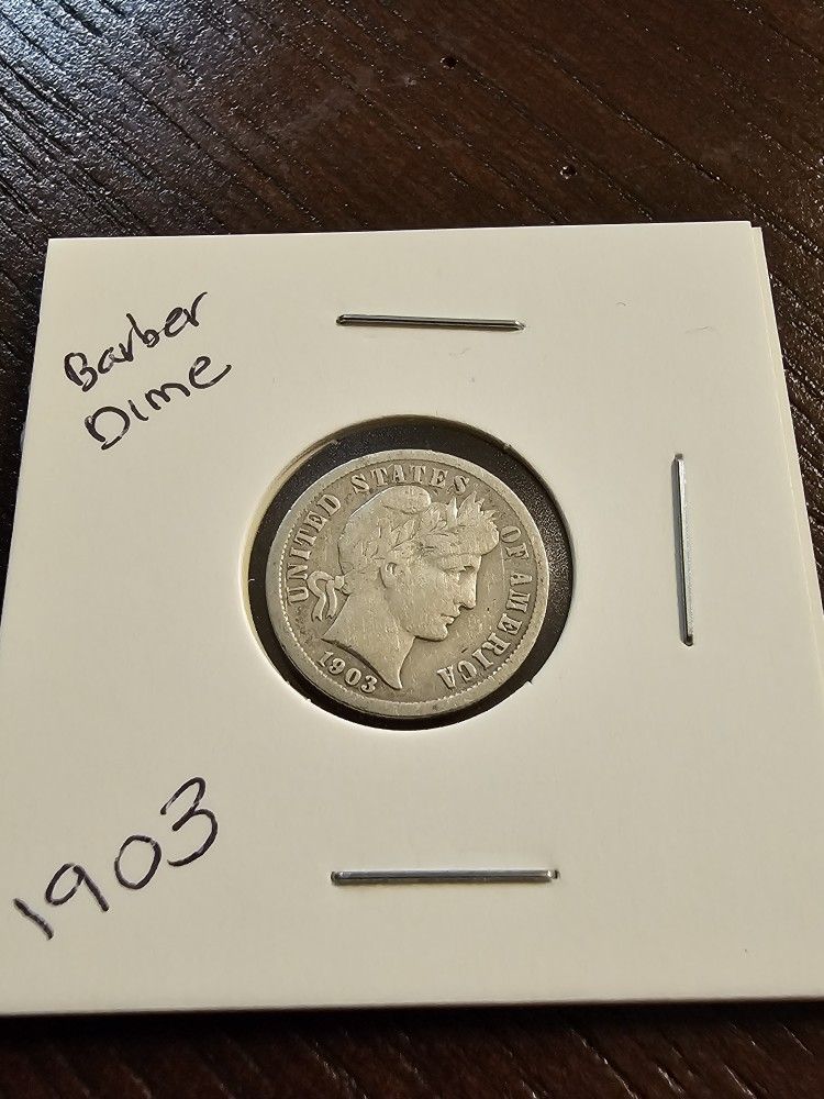 1903 Barber Dime Rare Quality
