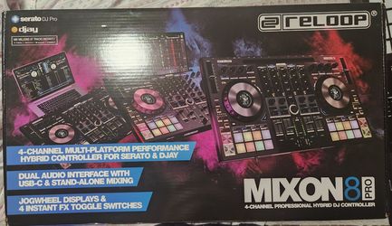 Reloop Mixon 8 Pro DJ Controller NIB!