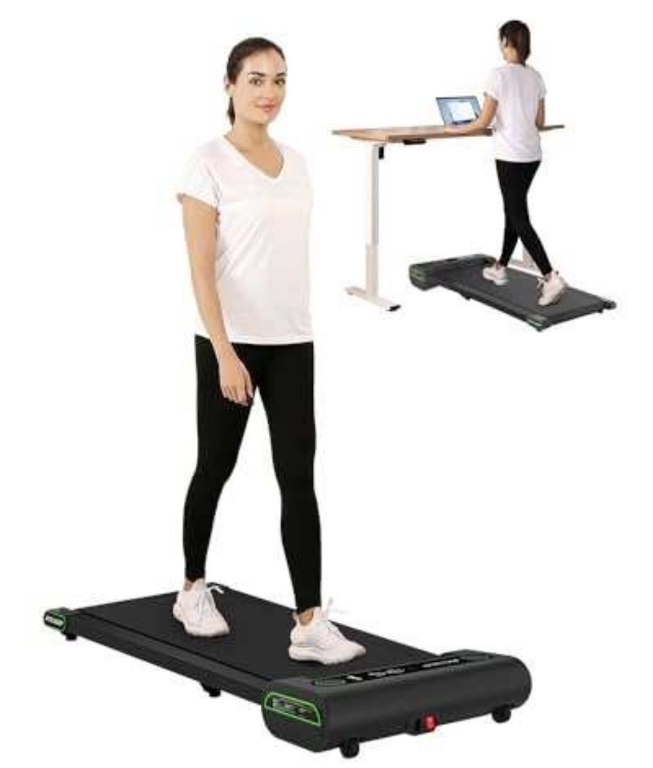 Walking Pad Treadmill Under Desk, Portable Treadmill with Bluetooth